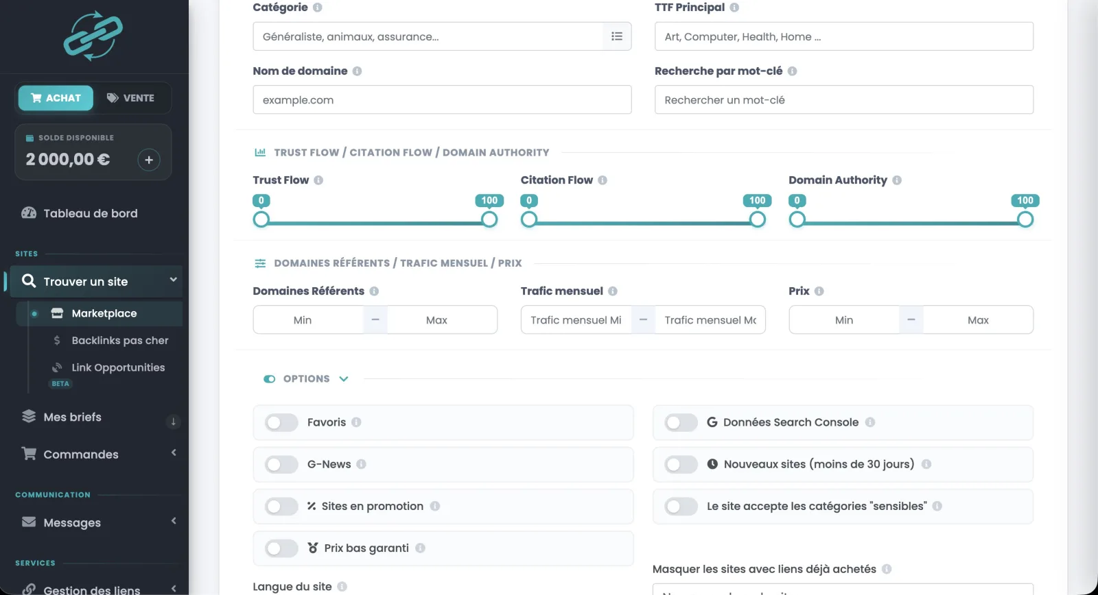 Linkavista agence netlinking