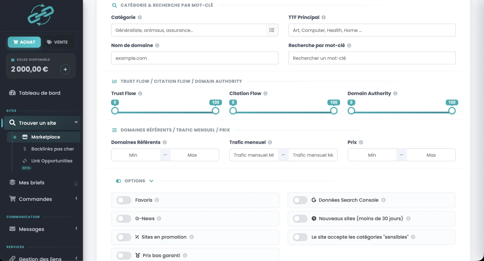Backlinks gratuits ou payants