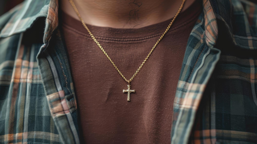 La croix, un bijou d'homme entre héritage familial et affirmation de style