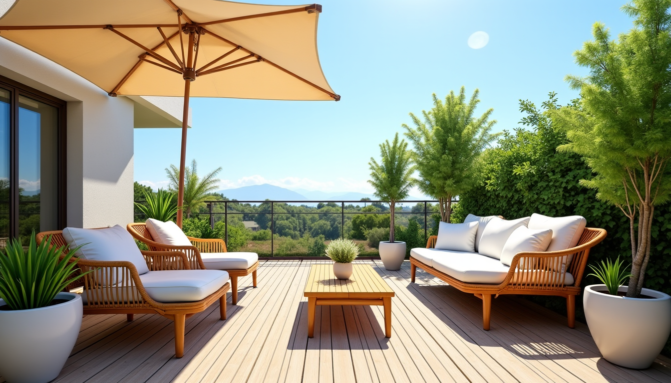 Aménagement de terrasse : comment rester au frais tout l'été