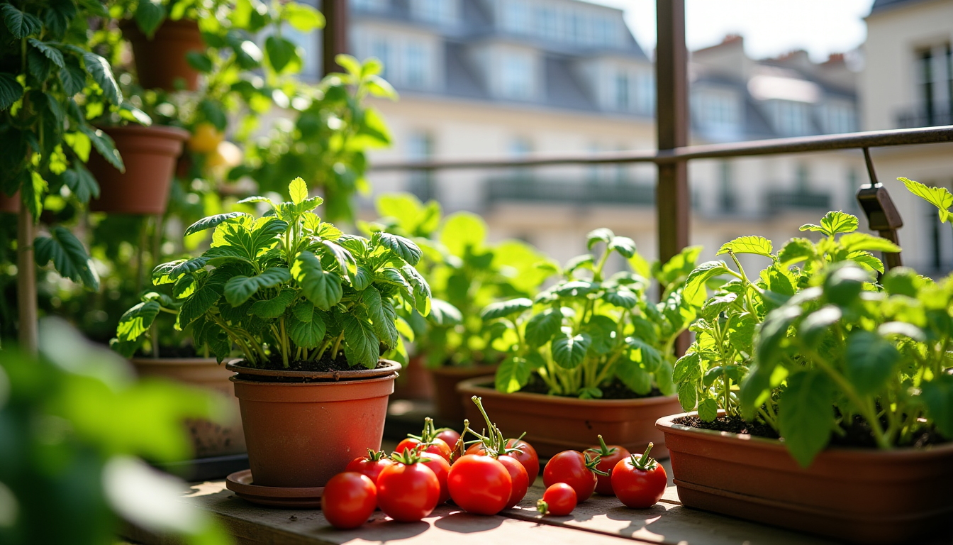 Comment aménager un potager urbain sur un balcon à Paris ?