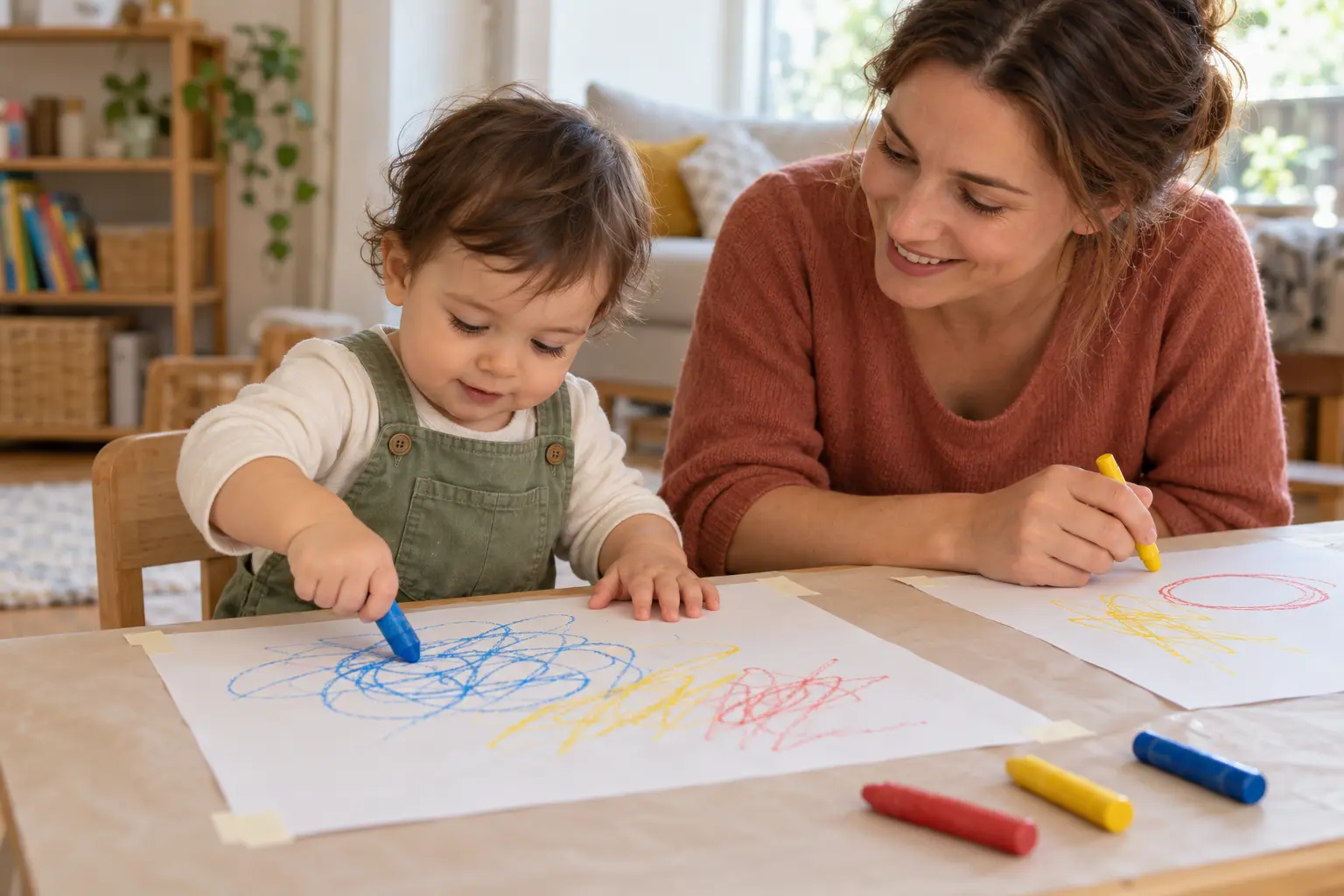 Colorier avec son enfant : à quel âge commencer et comment s’y prendre