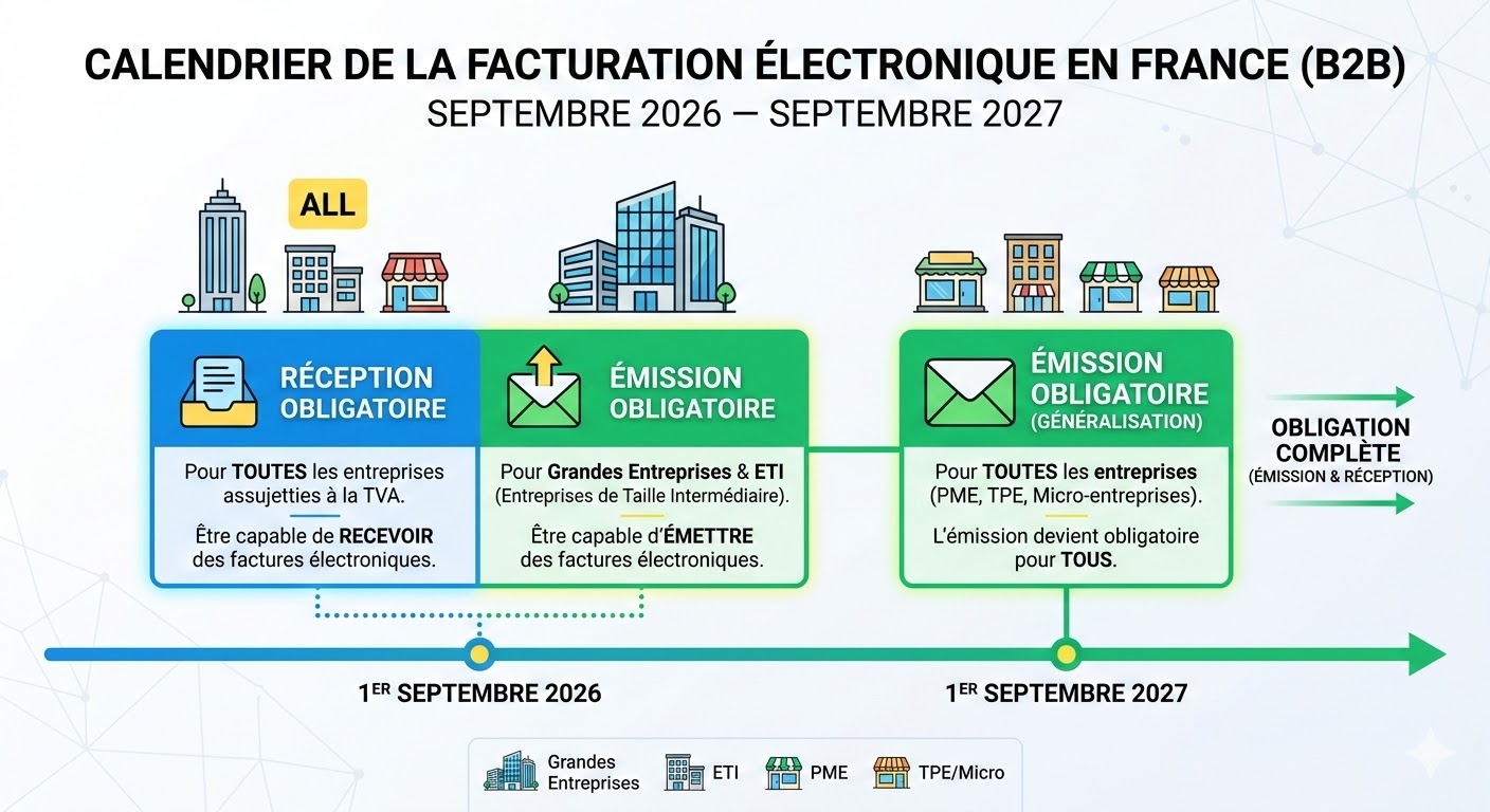 Facturation électronique 2026 : le guide simple pour les auto-entrepreneurs et TPE