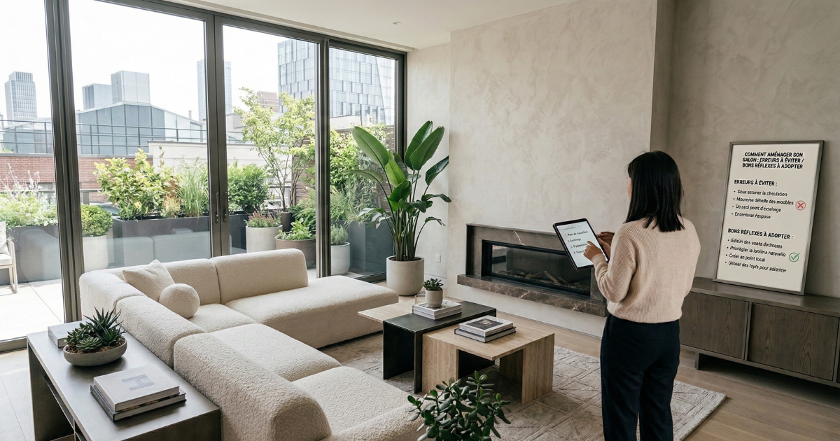 Comment aménager son salon : les erreurs à éviter et les bons réflexes à adopter