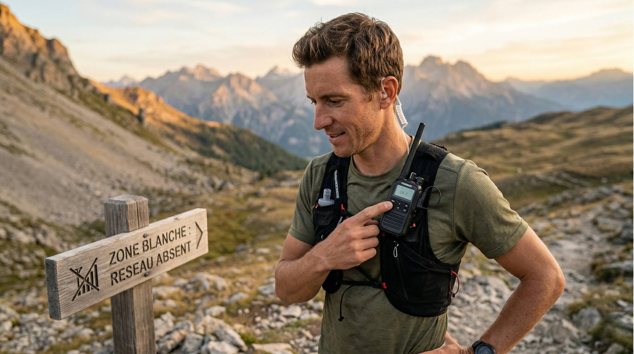 Zone Blanche : Rester joignable en running avec le talkie walkie longue portée