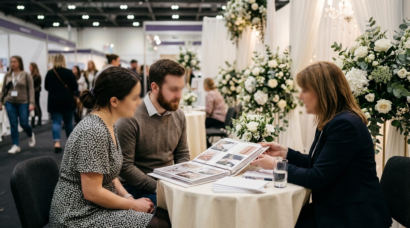 Quand aller à un salon du mariage : le bon timing selon votre date