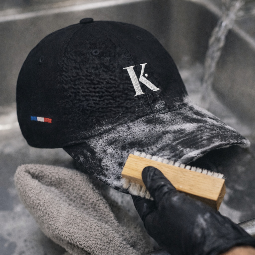 entretien casquette brodée