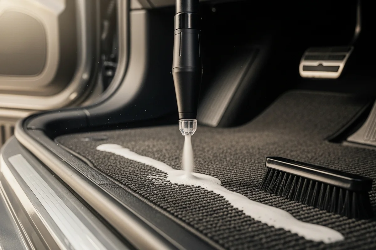 Nettoyer sa voiture à la shampouineuse : Méthode sans auréole