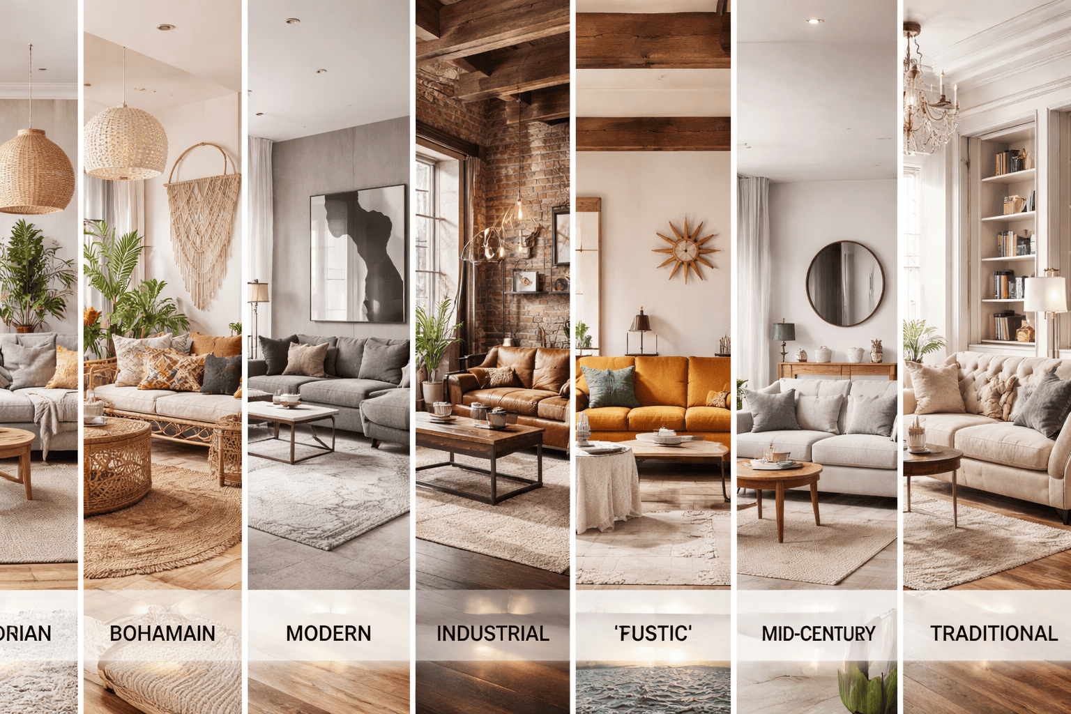 types de décoration d'intérieur