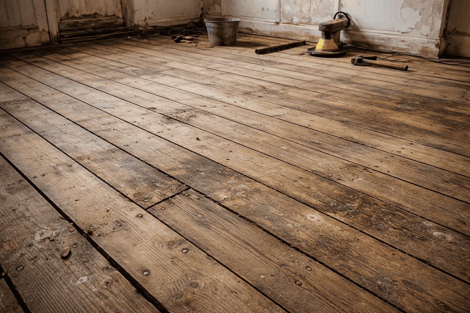 r&eacute;nover un parquet bois ancien adriatique batiment