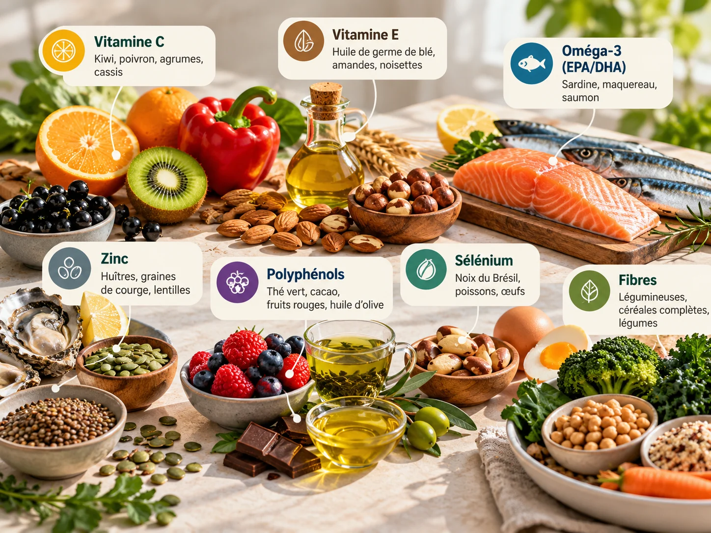 Nutriments anti-ages