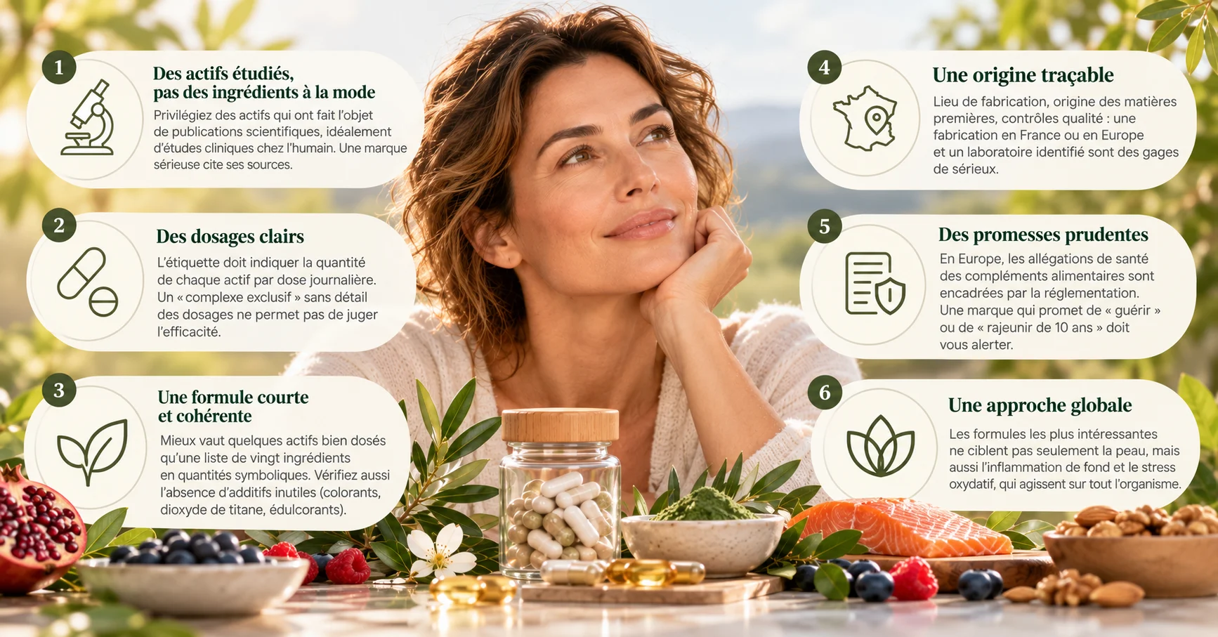 ompl&eacute;ment alimentaire naturel anti-&acirc;ge : 6 crit&egrave;res
