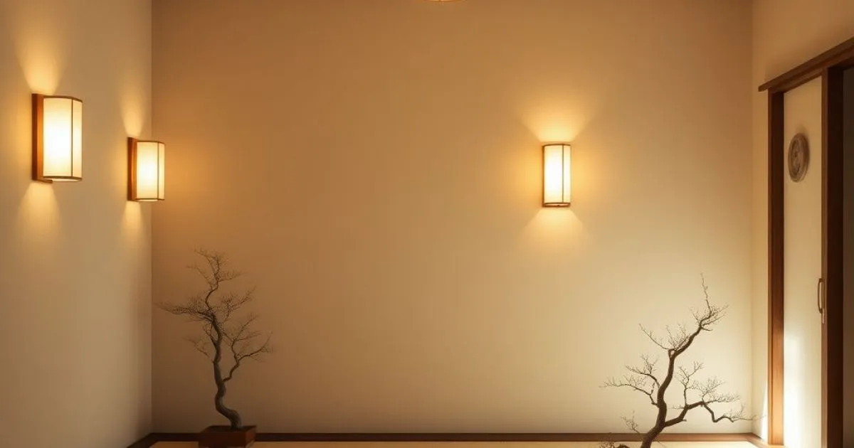 &eacute;clairage int&eacute;rieur japonais