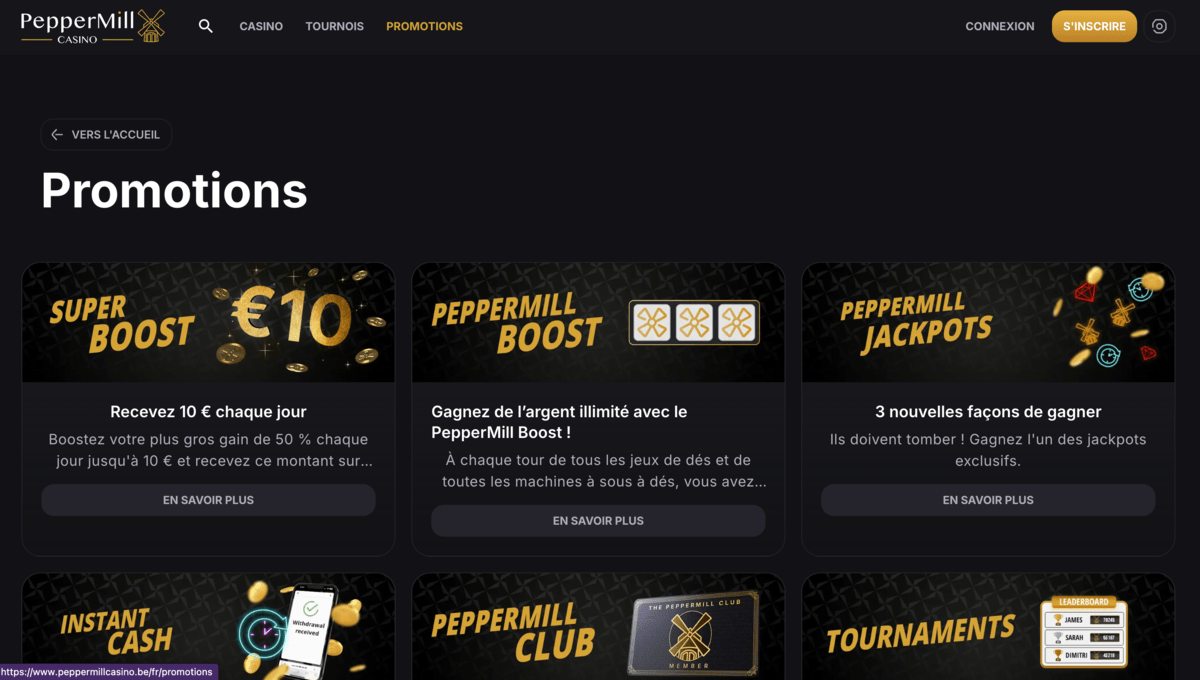 PepeMill Casino Bonus