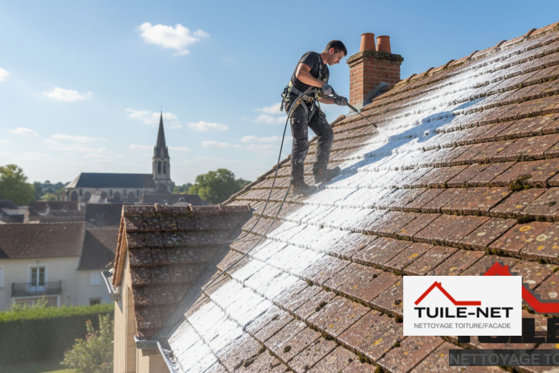 Tuile net démoussage Hydrofuge