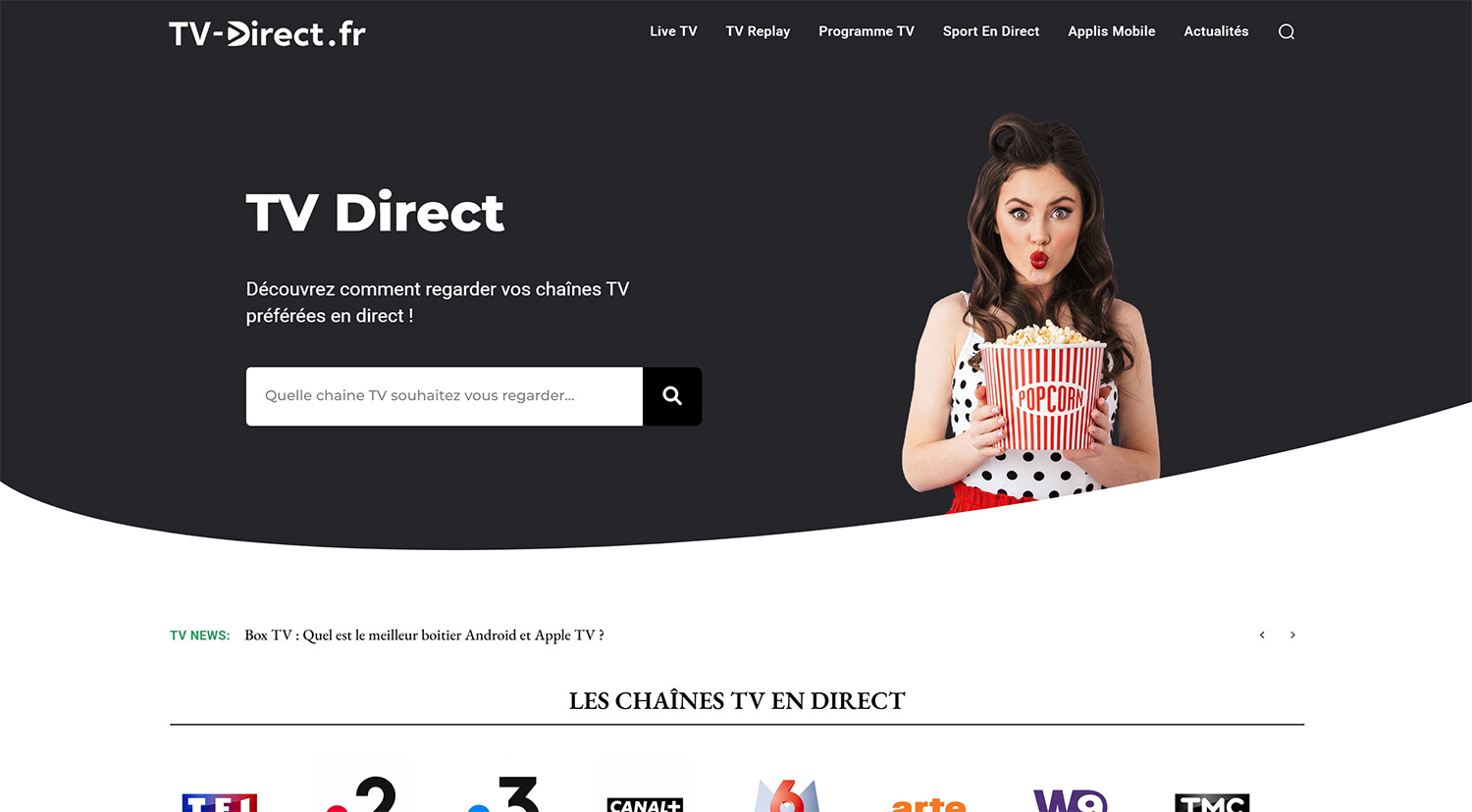 Site TV-Direct.fr Site TV-Direct.fr