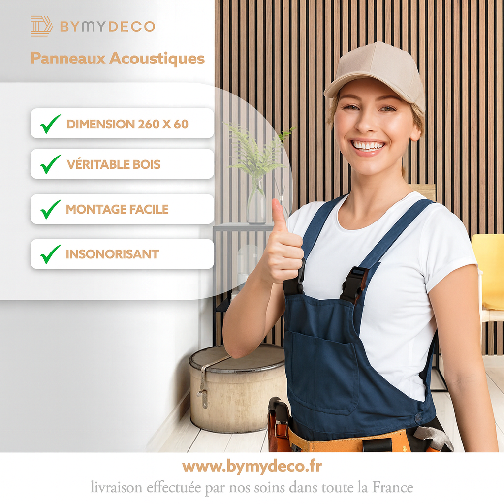 panneau acoustique bois