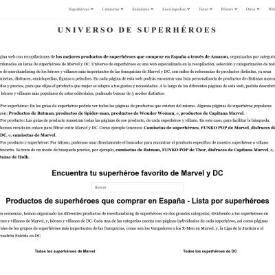 universodesuperheroes.es