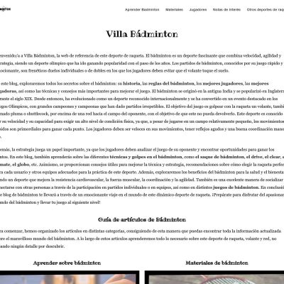 villabadminton.com