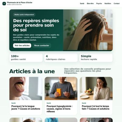 pharmaciedelaplacedarche.fr